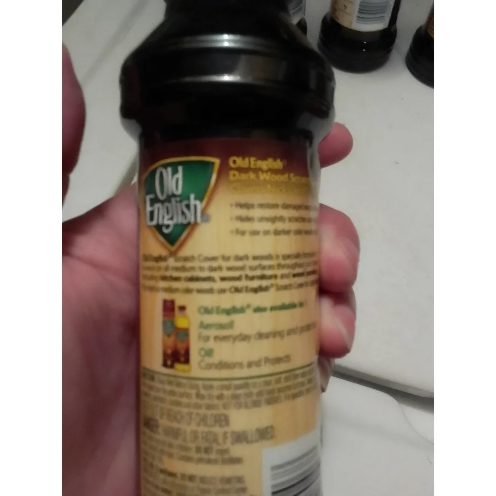 Lot Of 4 Old English Scratch Cover For Dark Wood Nourishing Mineral Oil Protects